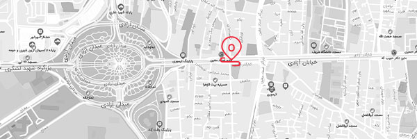 خیابان آزادی مسیر شرق به غرب نرسیده به میدان آزادی