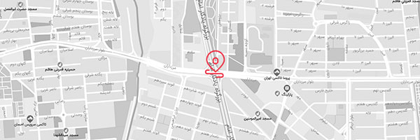 خیابان مرزداران مسیر شرق به غرب روی پل یادگار